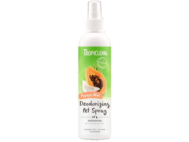 Тропиклин спрей-духи Tropiclean Deodorizing Pet Spray Папайя 236 мл