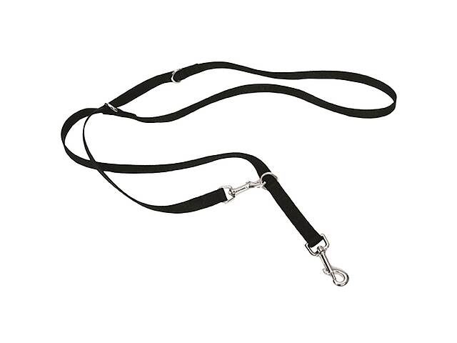 Универсальный Поводок перестежка для собак Coastal Multi-Function Dog Leash черный 2x180 см (76484661600)