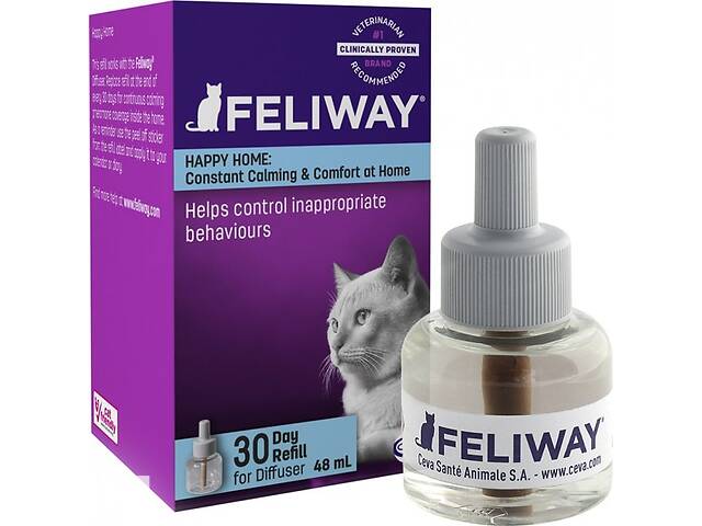 Успокаивающее средство для кошек во время стресса Ceva Feliway Classic Феливей Классик 48 мл (3411112255146)