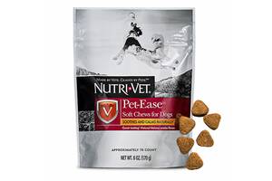 Успокаивающее средство для собак Nutri-Vet Pet-Ease Soft Chews мягкие жевательные таблетки 0.17 кг 70 табл (669125909...