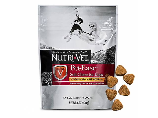 Успокаивающее средство для собак Nutri-Vet Pet-Ease Soft Chews мягкие жевательные таблетки 0.17 кг 70 табл (669125909...