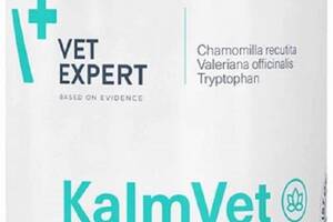 Успокоительный препарат для собак и кошек VetExpert KalmVet 60 капсул (5907752658709)