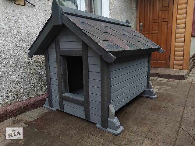 Утепленная будка для большой собаки ( деревянная, домик )
