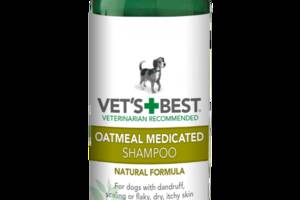 Vet`s Best Oatmeal Med Shampoo (Ветс Бест Оатмеал Мед) терапевтический шампунь для собак на основе овса
