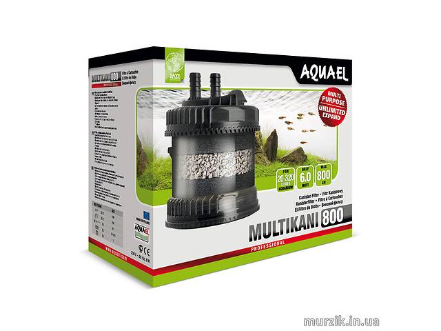 Внешний фильтр для аквариума Aquael Multikani 800 20-320 л (5905546133456)