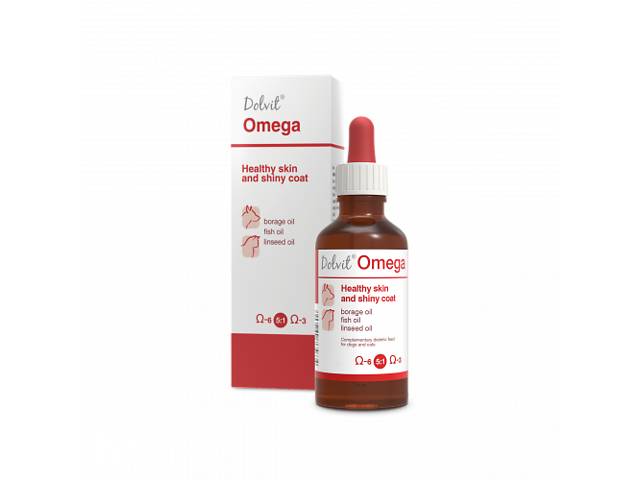 Витаминно-минеральная кормовая добавка для кожи и шерсти собак и кошек Dolfos Dolvit Omega - 50 мл. 1409-50