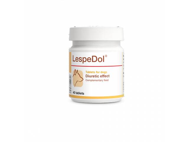 Витаминно-минеральная кормовая добавка с мочегонным действием для собак Dolfos LespeDol 40 таб. 1086-40