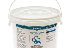 Витамины Canina Biotin forte для здоровья шерсти и кожи у собак 600 табл