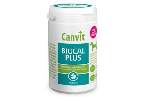 Витамины Canvit Biocal Plus для здоровья зубов и костей у собак 230 гр