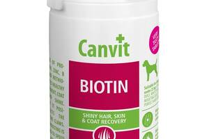 Витамины Canvit Biotin for dogs для здоровья кожи и шерсти собак всех возрастов 230 гр