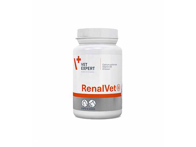 Витамины VetExpert RenalVet для котов и собак с хронической почечной недостаточностью 60 табл