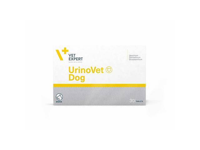 Витамины VetExpert UrinoVet Dog для здоровья мочеполовой системы у собак 30 табл