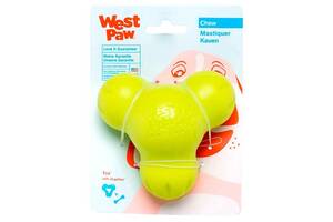 West Paw Tux Treat Toy (Вест Пав Тукс) игрушка для собак с отверстием для лакомств Большой - 13 см., Зелёный