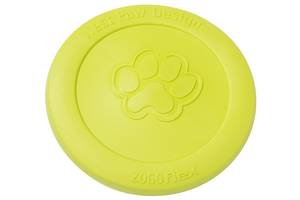 West Paw Zisc Flying Disc (Вест Пав Зиск) игрушка для собак фрисби Большой - 22 см., Зеленый
