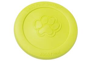 West Paw Zisc Flying Disc (Вест Пав Зиск) игрушка для собак фрисби Маленький - 17 см., Зеленый