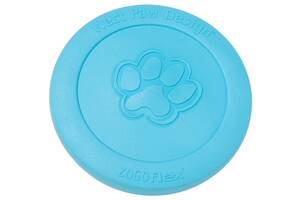 West Paw Zisc Flying Disc (Вест Пав Зиск) игрушка для собак фрисби Маленький - 17 см., Голубой