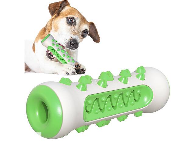 Игрушка для для чистки зубов для собак 11507 15х5х4.2 см зеленая