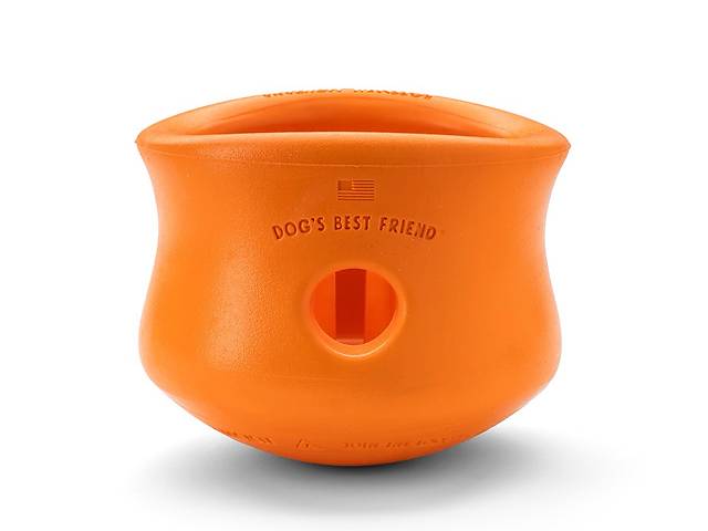 Игрушка для собак West Paw Toppl Dog Toy оранжевая 12 см