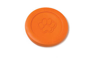 Игрушка для собак West Paw Zisc Flying Disc оранжевая 17 см