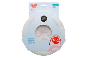 Игрушка для собак West Paw Zisc Flying Disc светящаяся 22 см белый