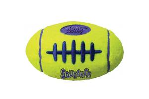 Игрушка KONG AirDog Squeaker Football регби мяч для собак средних и крупных пород L 10.2х16.5х10.2 см Желтый (0355857...