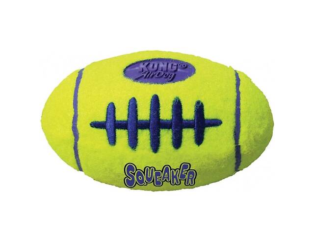 Игрушка KONG AirDog Squeaker Football регби мяч для собак средних и крупных пород L 10.2х16.5х10.2 см Желтый (0355857...