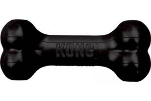 Игрушка KONG Extreme Goodie Bone суперкрепкая кость-кормушка для собак средних и крупных пород L 18 см Черный (355853...
