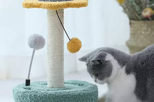 Интерактивная когтеточка-игрушка подсолнух Hoopet 20T0392MY0025 25*25*35,5 см для кошек (11735-65057)