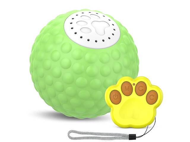 Интерактивный мячик для котов PET BALL2 Зеленый