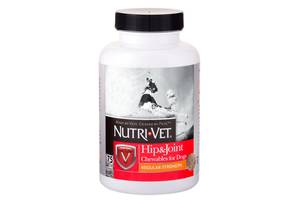 Жевательные таблетки Nutri-Vet Hip&Joint Regular хондроитин и глюкозамин для собак с МСМ 75 таб (669125012710)