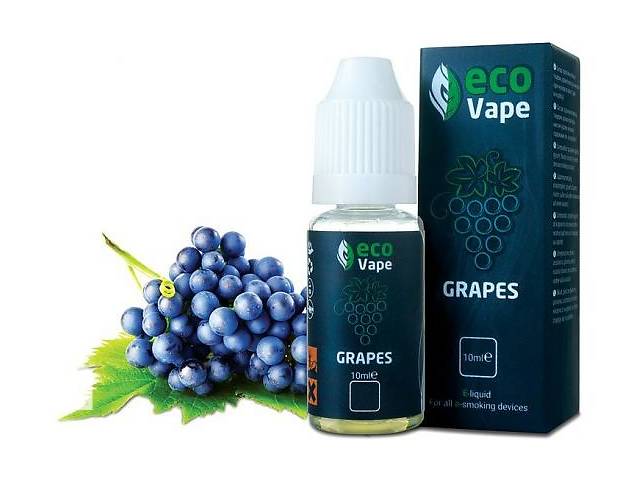 Жидкость для электронных сигарет ECO Vape Grapes 3 мг/мл