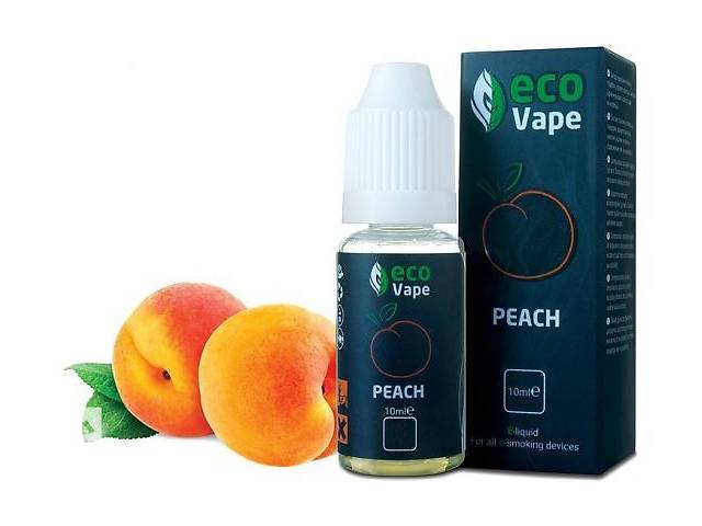 Жидкость для электронных сигарет ECO Vape Peach 0 мг/мл