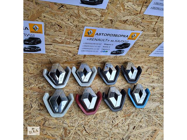 Значок капота Renault Megane 3 09-15р. (емблема Рено Меган ІІІ ...