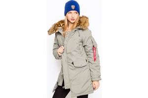 Зимняя женская куртка аляска Altitude W Parka Alpha Industries (северно-зеленый)