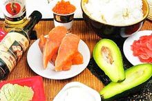 Фото Готові набори продуктів для суші та ролів