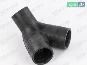 Патрубок з'єдувальний Y-розгалужений вигнутий