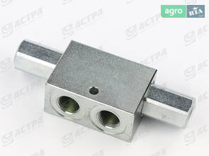 Клапан запобіжний подвійний 90" 3/8