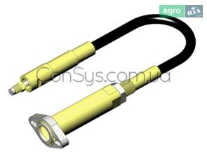 Трос управління гідророзподілювачем, міні-навантажувач МКСМ-800А-1, L=1750 мм, "СарЭкс"