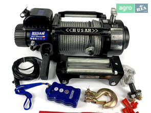 Электрическая лебедка 8,165т 24V BST S 18000 LBS трос стальной Husar Winch