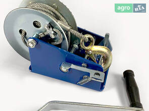 Ручна лебідка 1,57 т BST R 3500 LBS сталевий трос Husar Winch