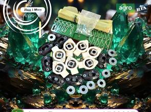 Палець шнека в зборі