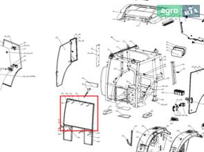 вітрове скло переднього вікна LF954-3C-45J-1061FG-1