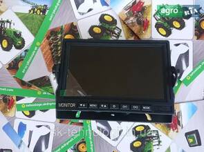 Монітор-відеореєстратор заднього виду 7" з камерами для трактора, комбайна, вантажівки, автомобіля (Cametet)