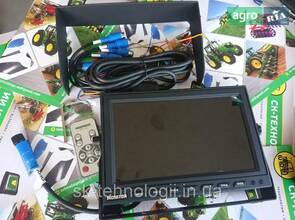 Монітор-відеореєстратор заднього виду 9" з камерами для трактора, комбайна, вантажівки, автомобіля (Cametet)