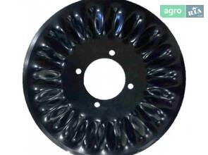 Ніж сошника, 16", 18 бульбашок, 4 отвори під болти