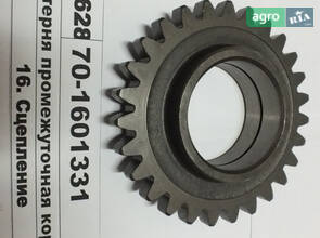 Шестерня проміжна корпусу зчеплення (Z=27) (пр-во Юбана) 70-1601331