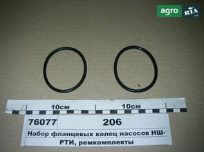 Набір фланцевих кілець насосів НШ-100А (ЕО-2621, К-700, 701) (пр-во Руслан-Комплект) 206