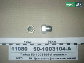 Гайка колпака (производство ММЗ) 50-1003104-А