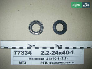 Манжета 24х40-1 (2.2) (пр-во Рось-Гума) 2.2-24х40-1