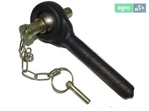 Гвинт верхньої тяги кований коричневий (правий з пальцем) (пр-во Руслан-Комплект) 1783 А61.02.200